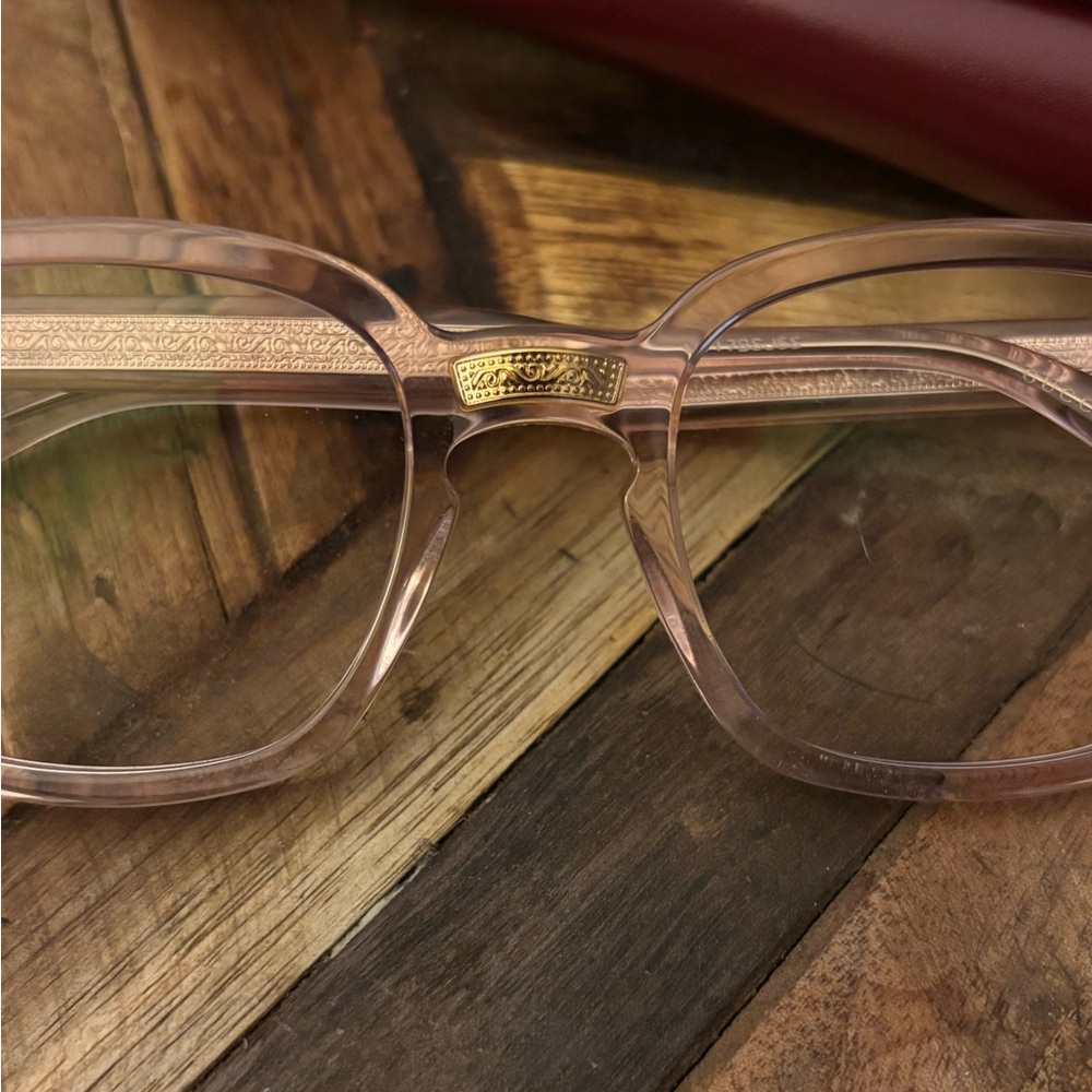 Gucci Light Pink Transparent Glasses - Picture 2 of 6